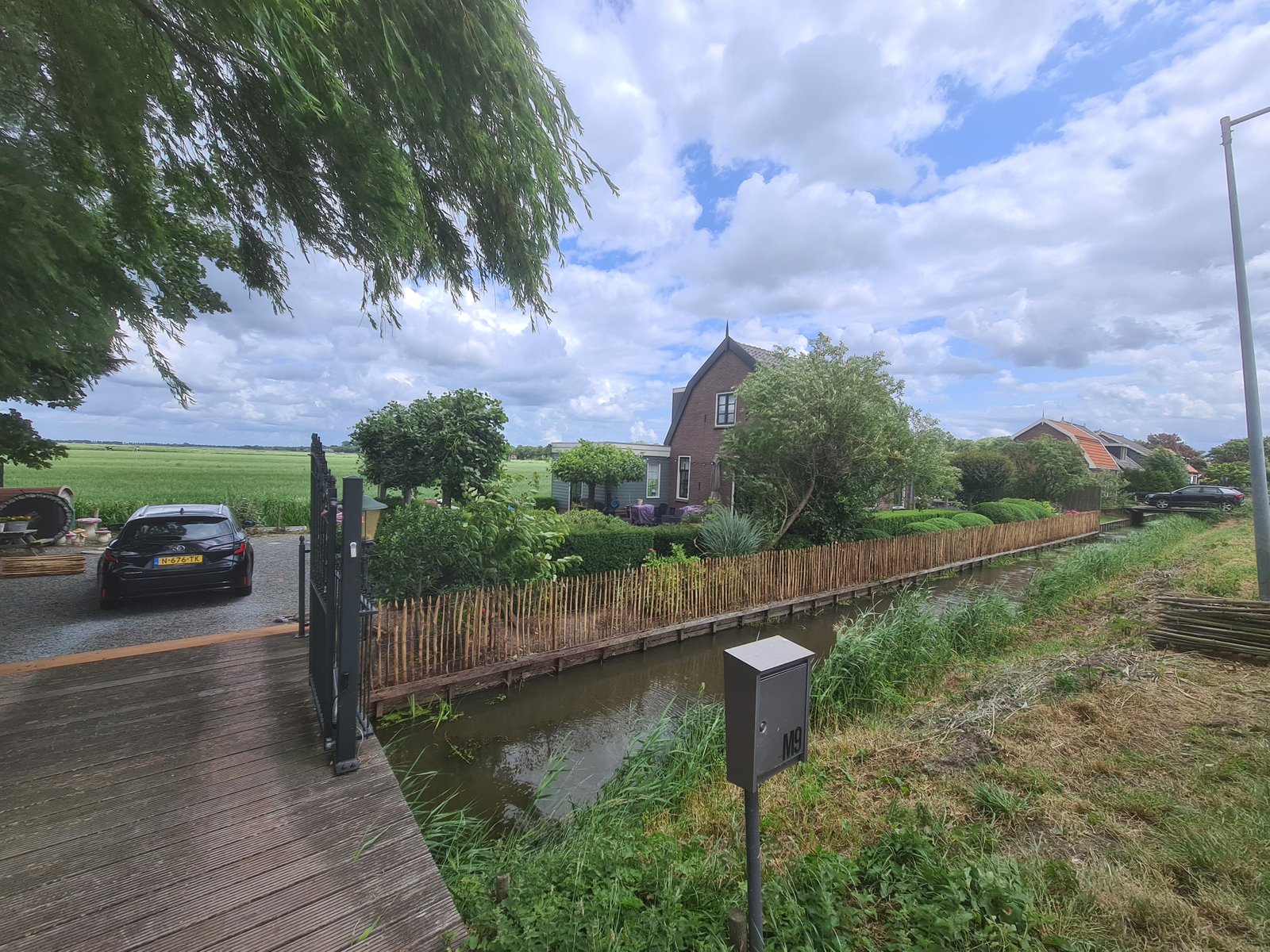 Het plaatsen van een schapenhek